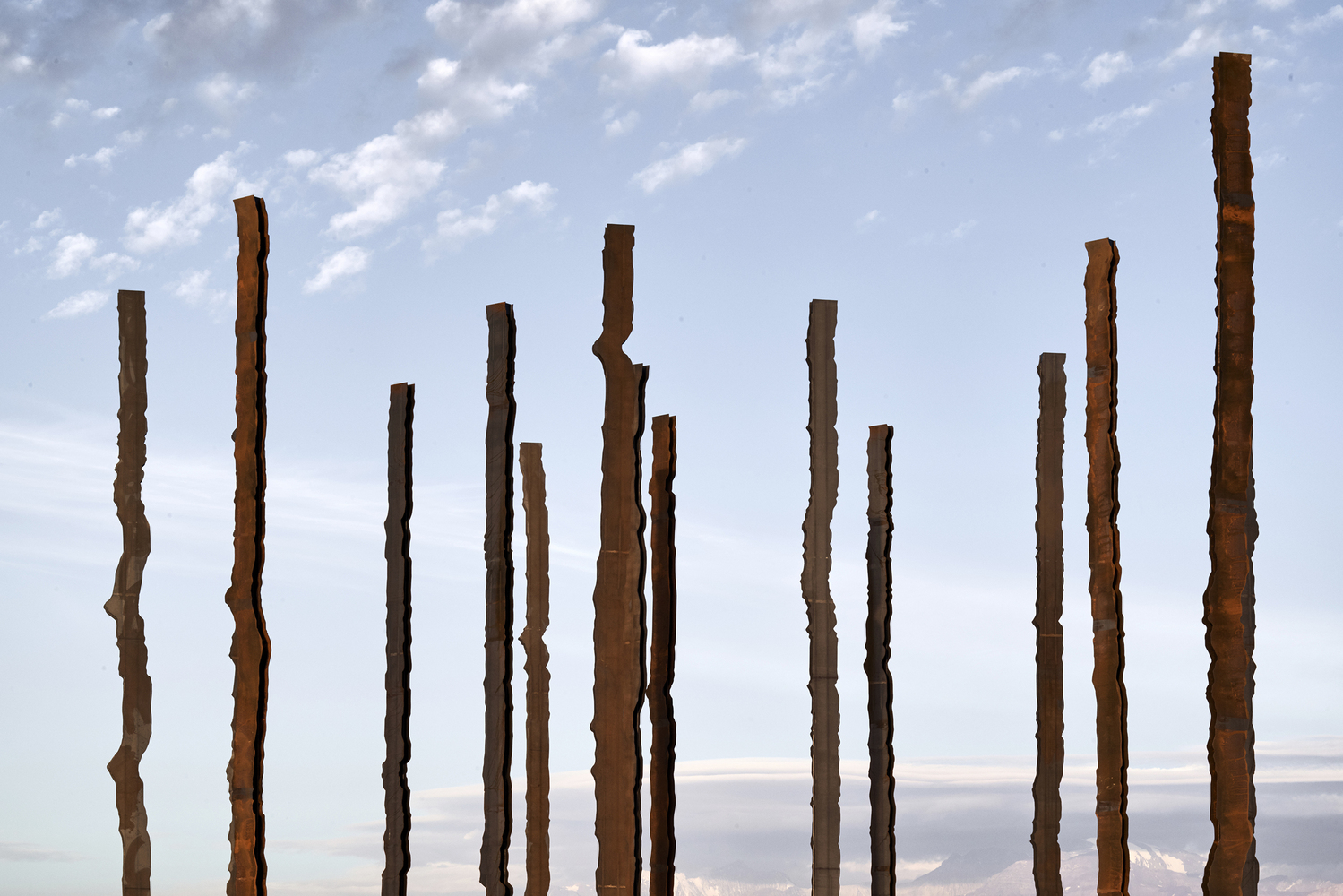 智利垂直景观公园 · 融合自然的艺术雕塑-23