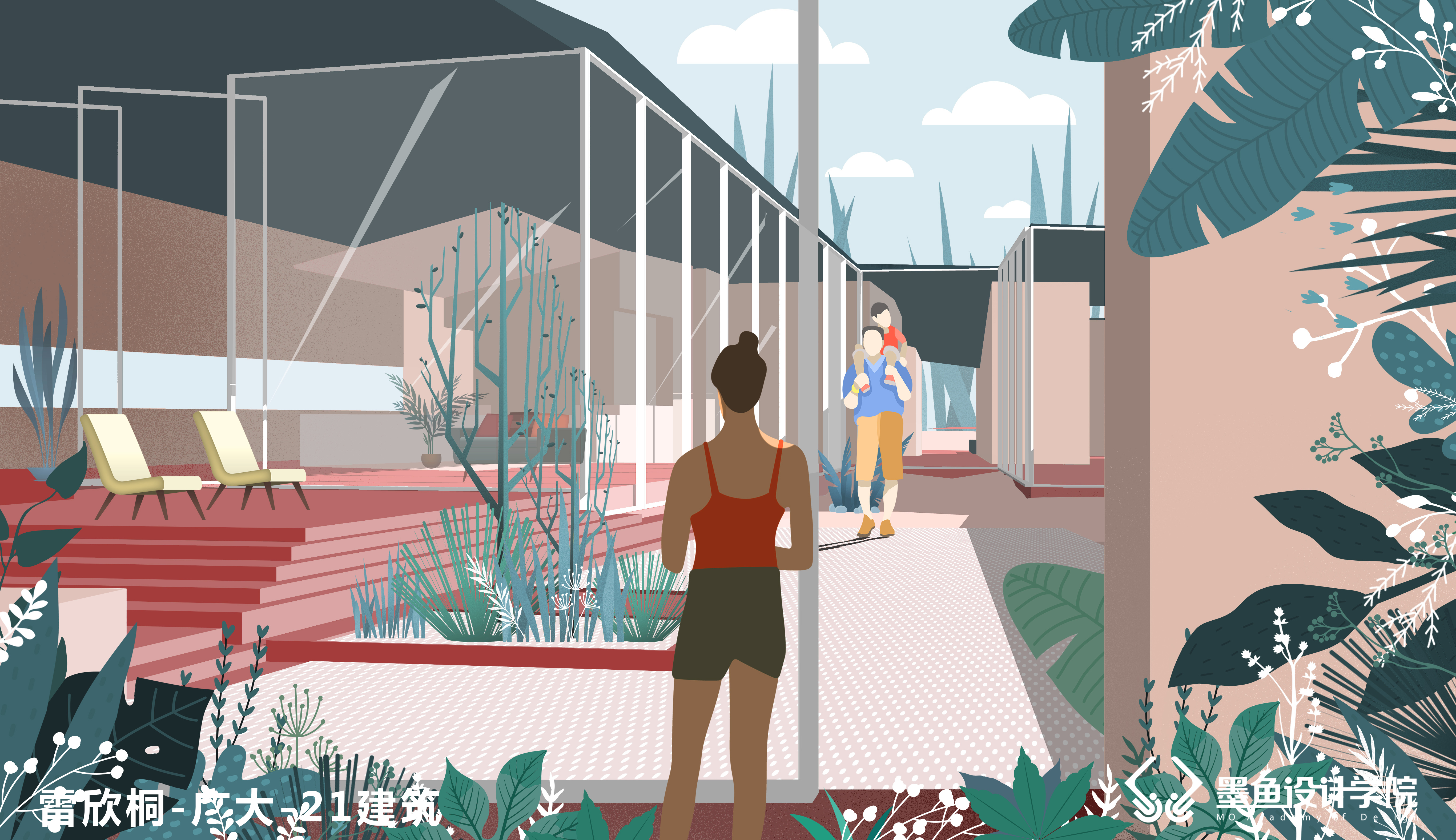 墨鱼设计学院 | 原创插画风图纸一览-8