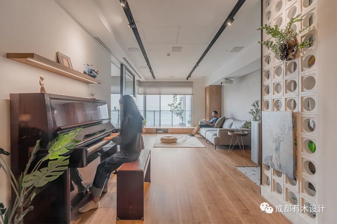 原木温润现代简约景观宅丨思锐-69