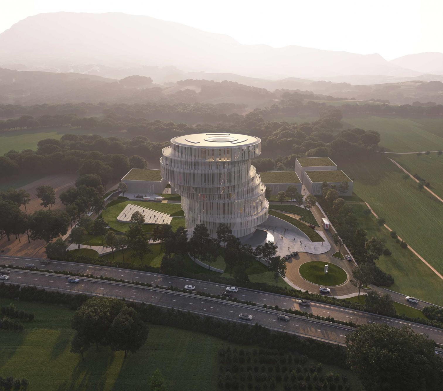 "OODA 打造的 Klan TV 新总部 | 电影卷轴般的动态建筑"-7