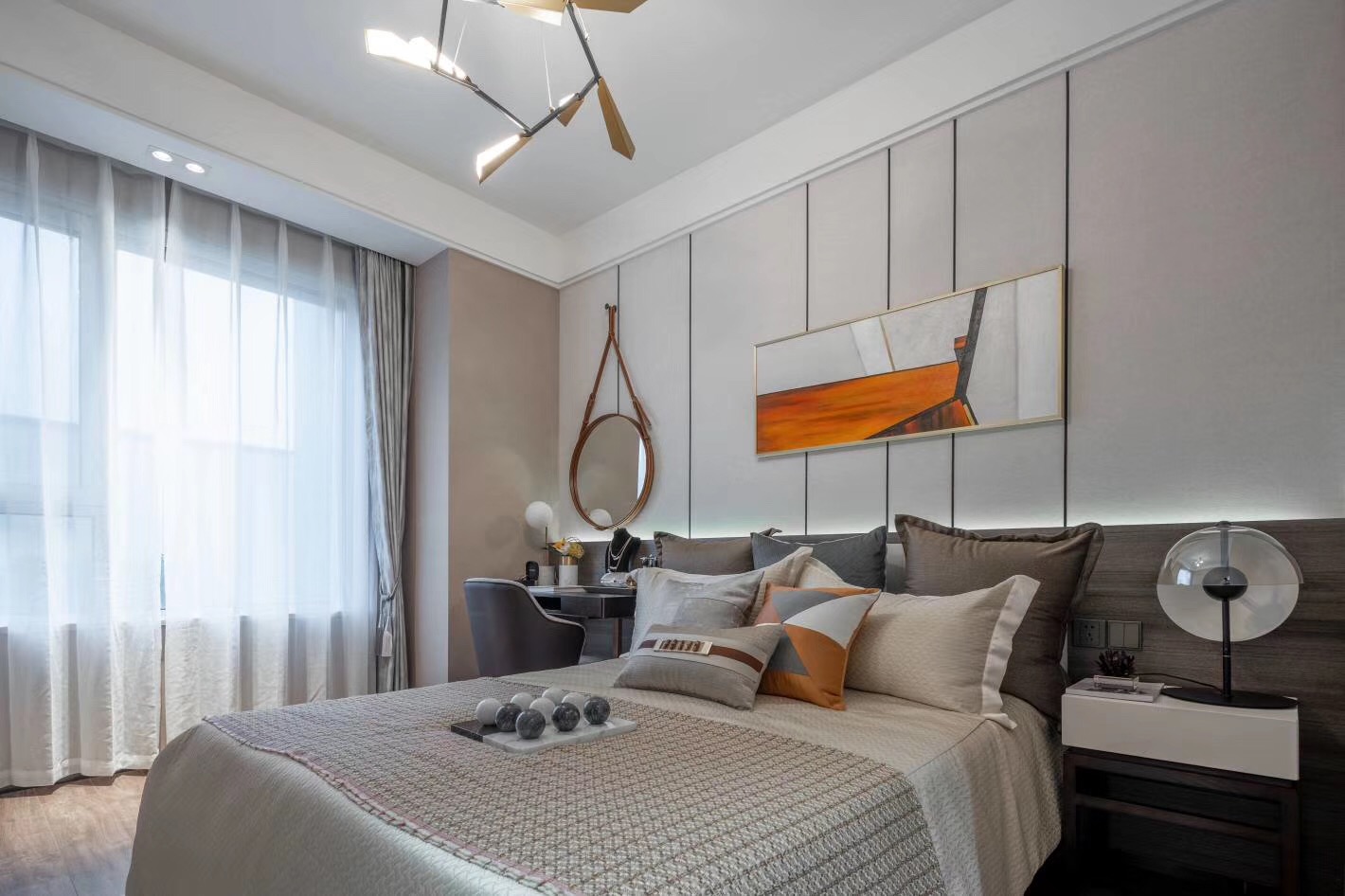 鲁鸿兰亭临帖——135 现代轻奢样板间的精致生活美学-7