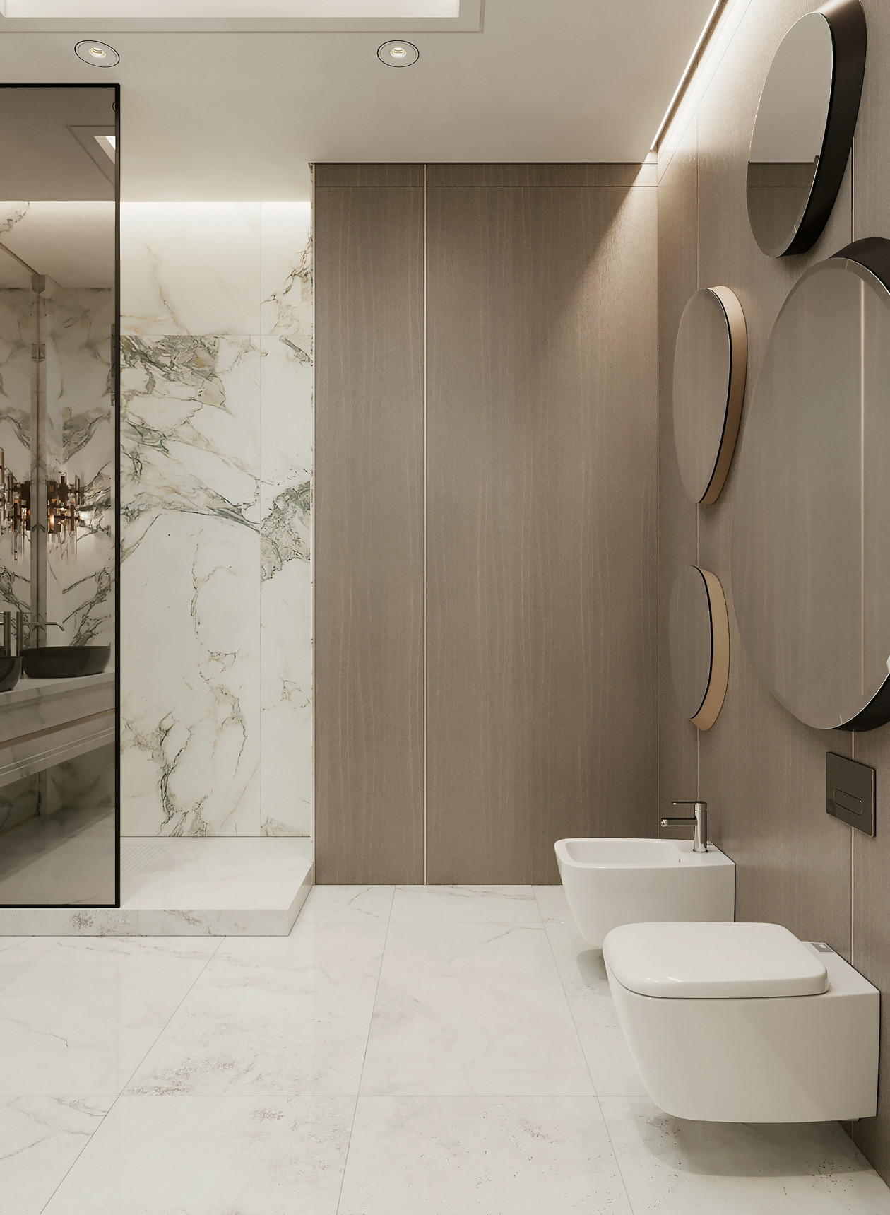 原木+大理石 打造出满满的高级范儿！-19