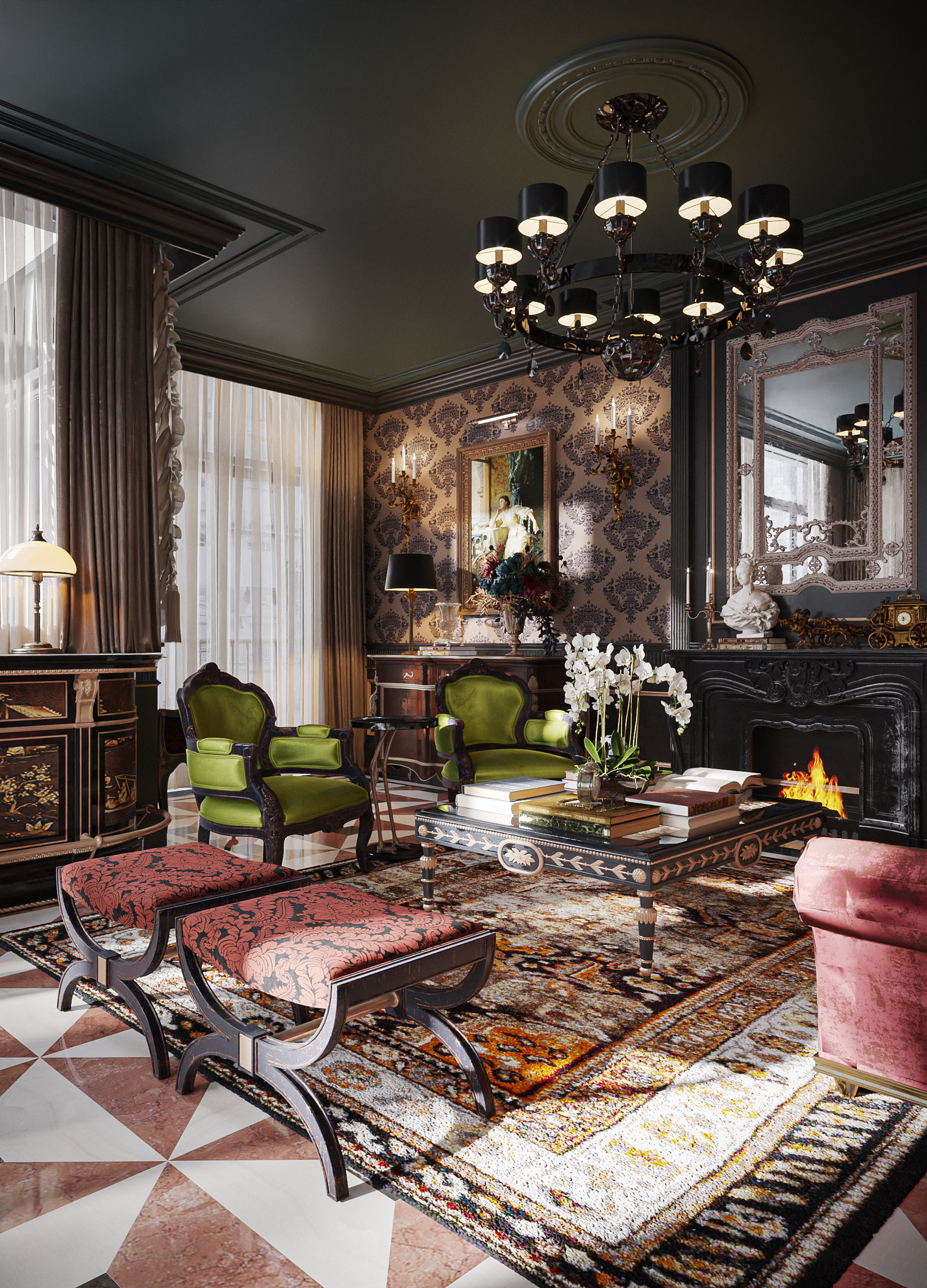 黑暗的客厅丨越南河内-7