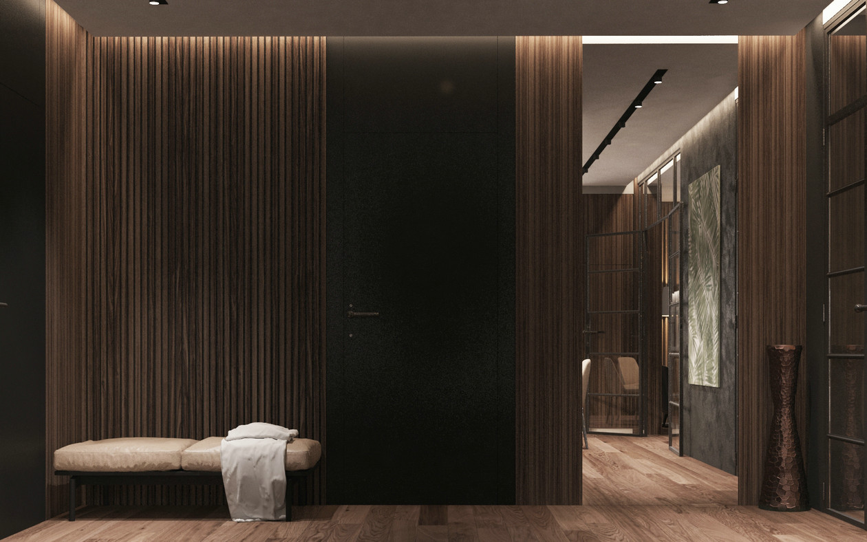 乌克兰 88㎡奥博隆公寓，现代简约设计-18