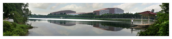 人造紅色峽谷，廣州白雲國際會議中心／BURO II + CITIC | FAM-5