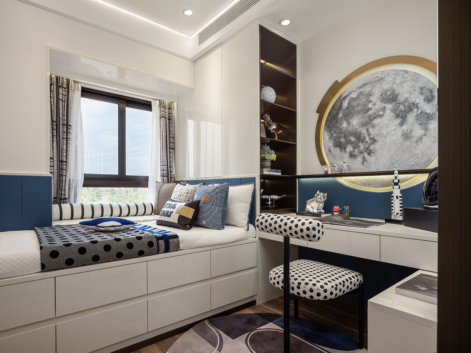 扬州天悦景园样板间丨中国扬州丨石间设计-47