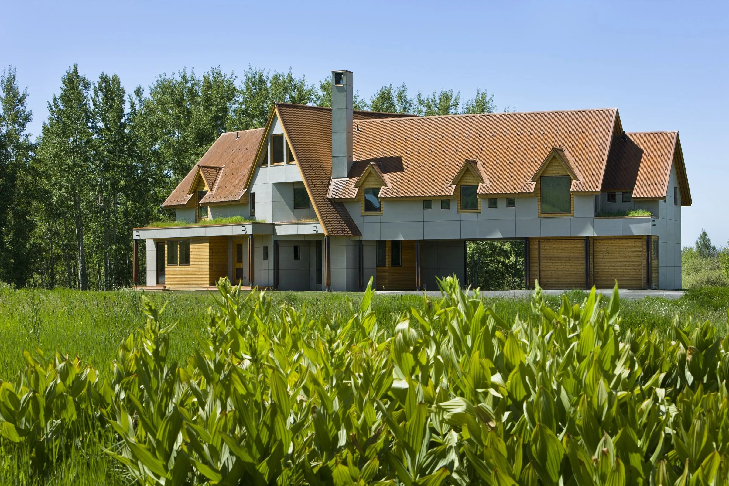 翻新改造的现代家庭别墅-8