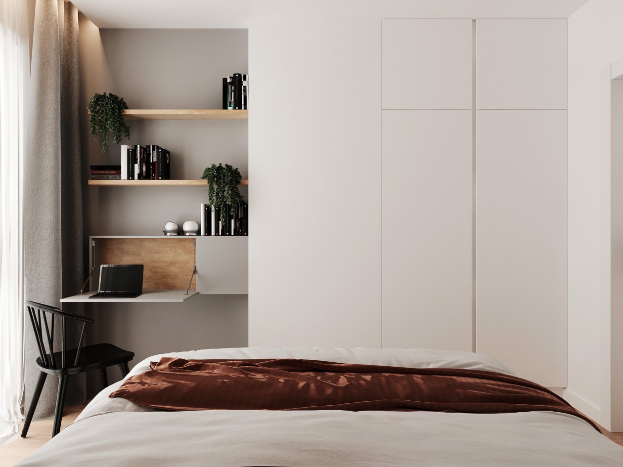 84㎡小户型小公寓，细腻与精致的设计-12