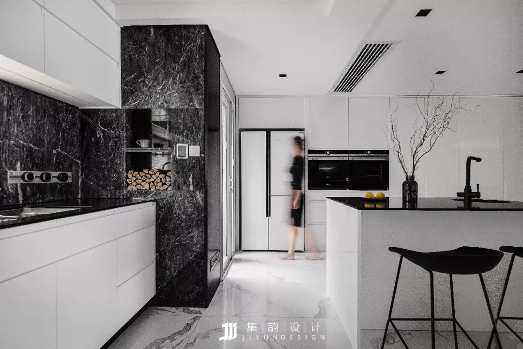 集韵设计|| 西安 160㎡现代简约之家,藏匿收纳空间的秘密-87