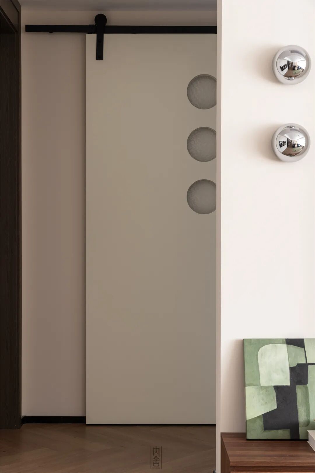 内舍软装丨123㎡现代中古风，在时光褶皱里收藏家的温柔诗篇！-38