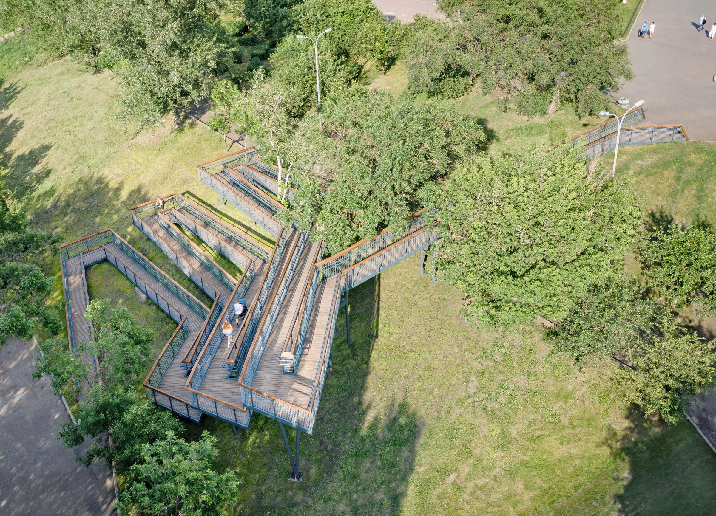 带观景平台的斜坡丨俄罗斯克拉斯诺亚尔斯克-22