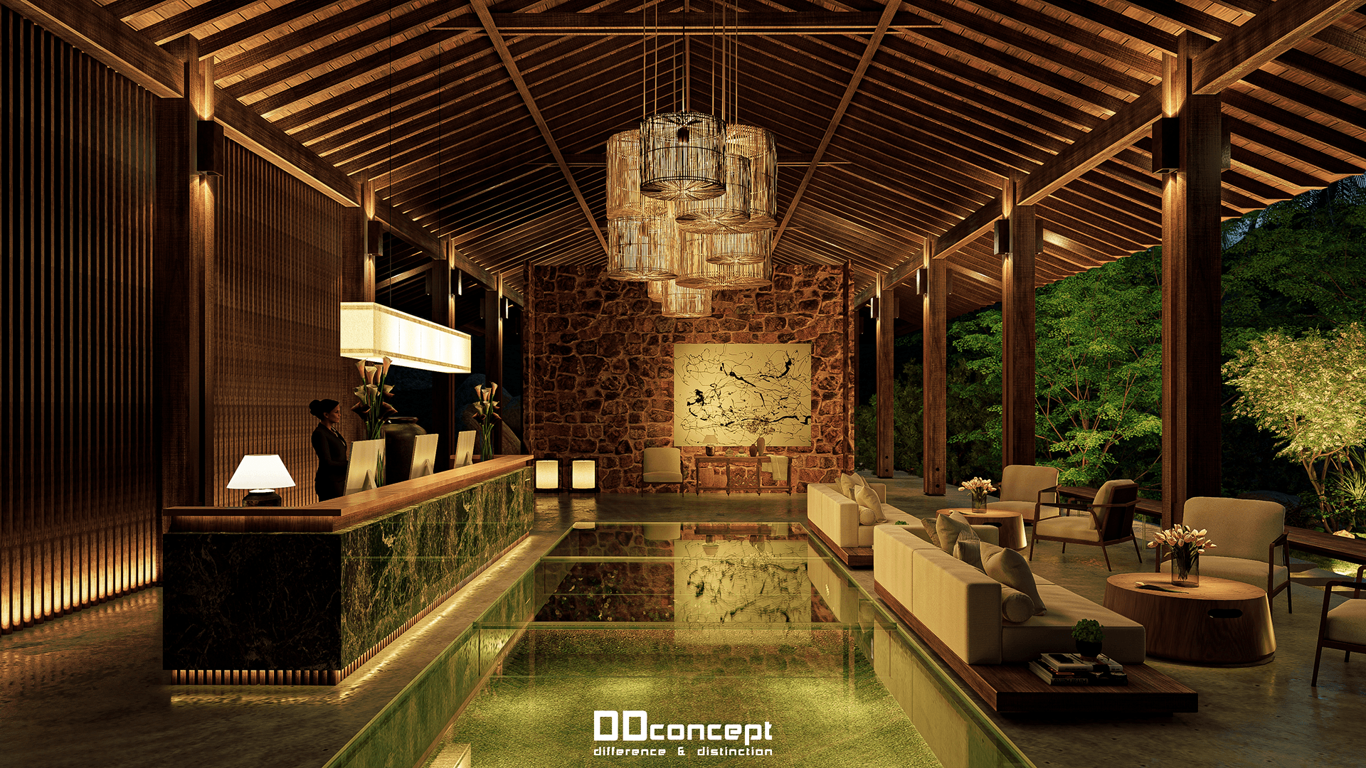 Yen Bay Resort 接待区丨越南丨DDconcept-12