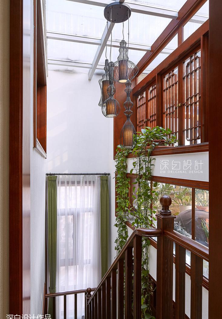 深白设计丨平层丨【深白作品】拾壹楼--中式休闲-14