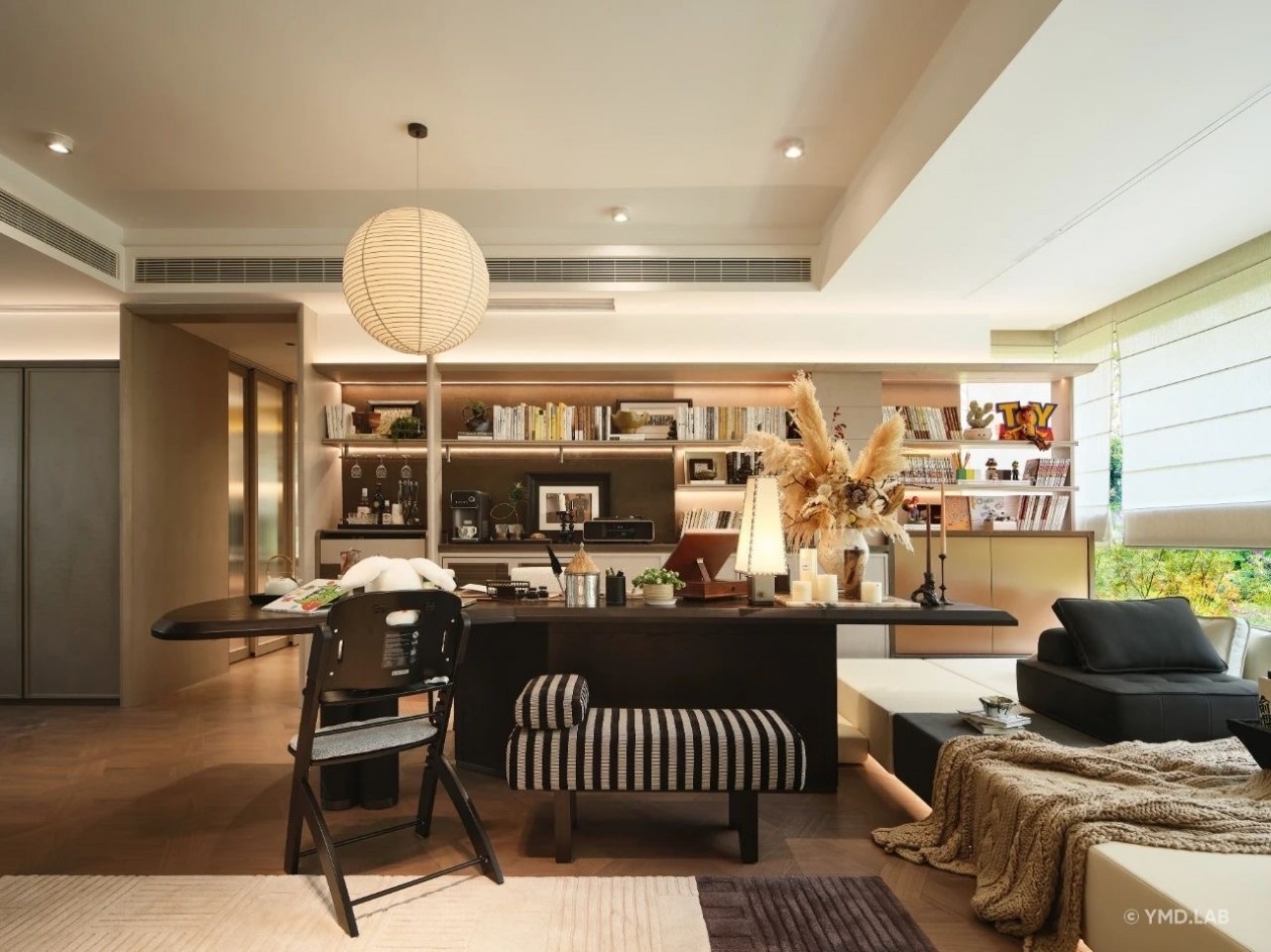 东莞华润旗峰润府120㎡《和‘班味’断交》| 上海岳蒙设计-1