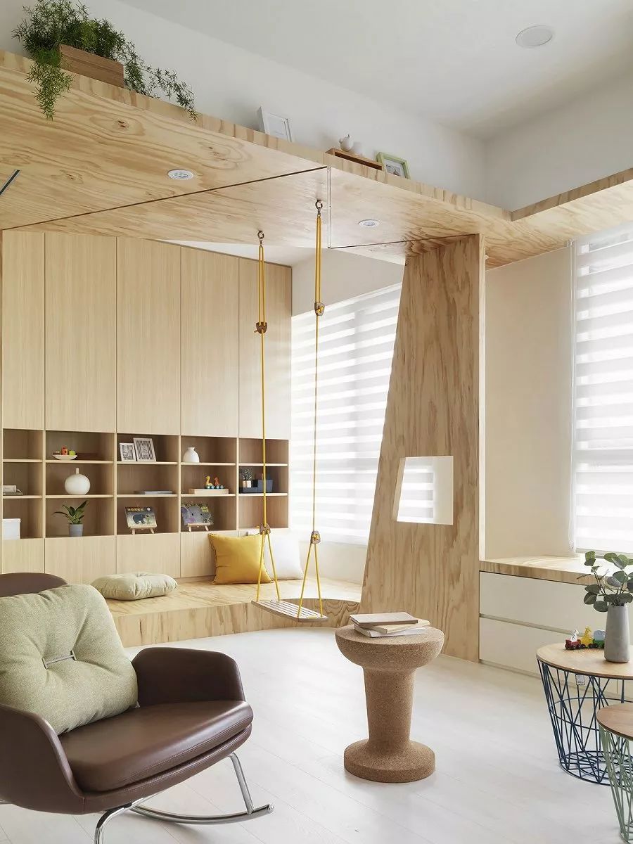 台湾原木风亲子宅设计 | WOW！游乐园-27