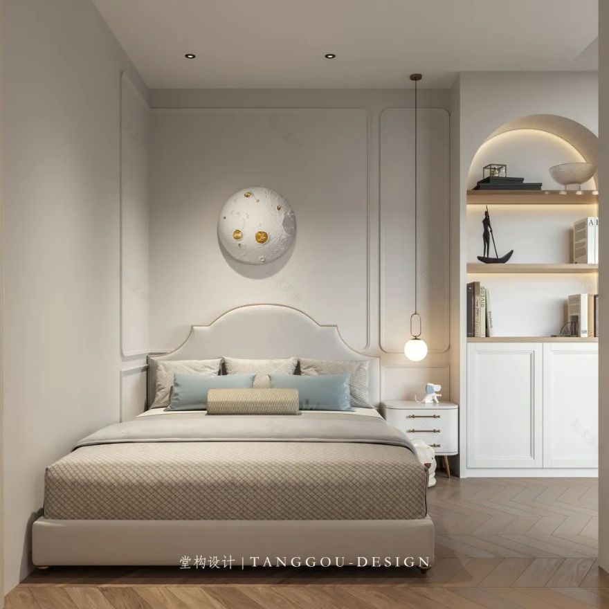 现代美式轻奢叠墅丨中国武汉丨堂构设计-61