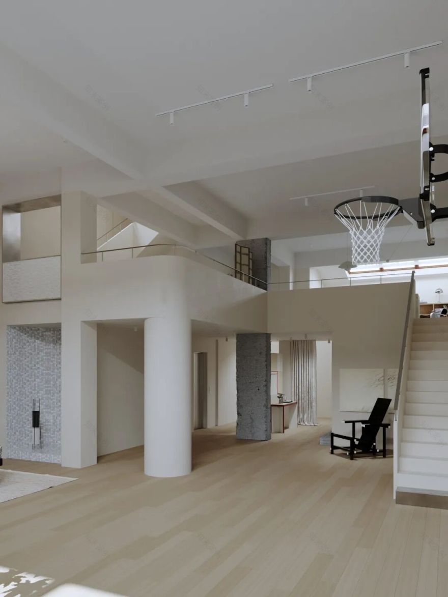 岚一设计|折衷主义的复古别墅-61