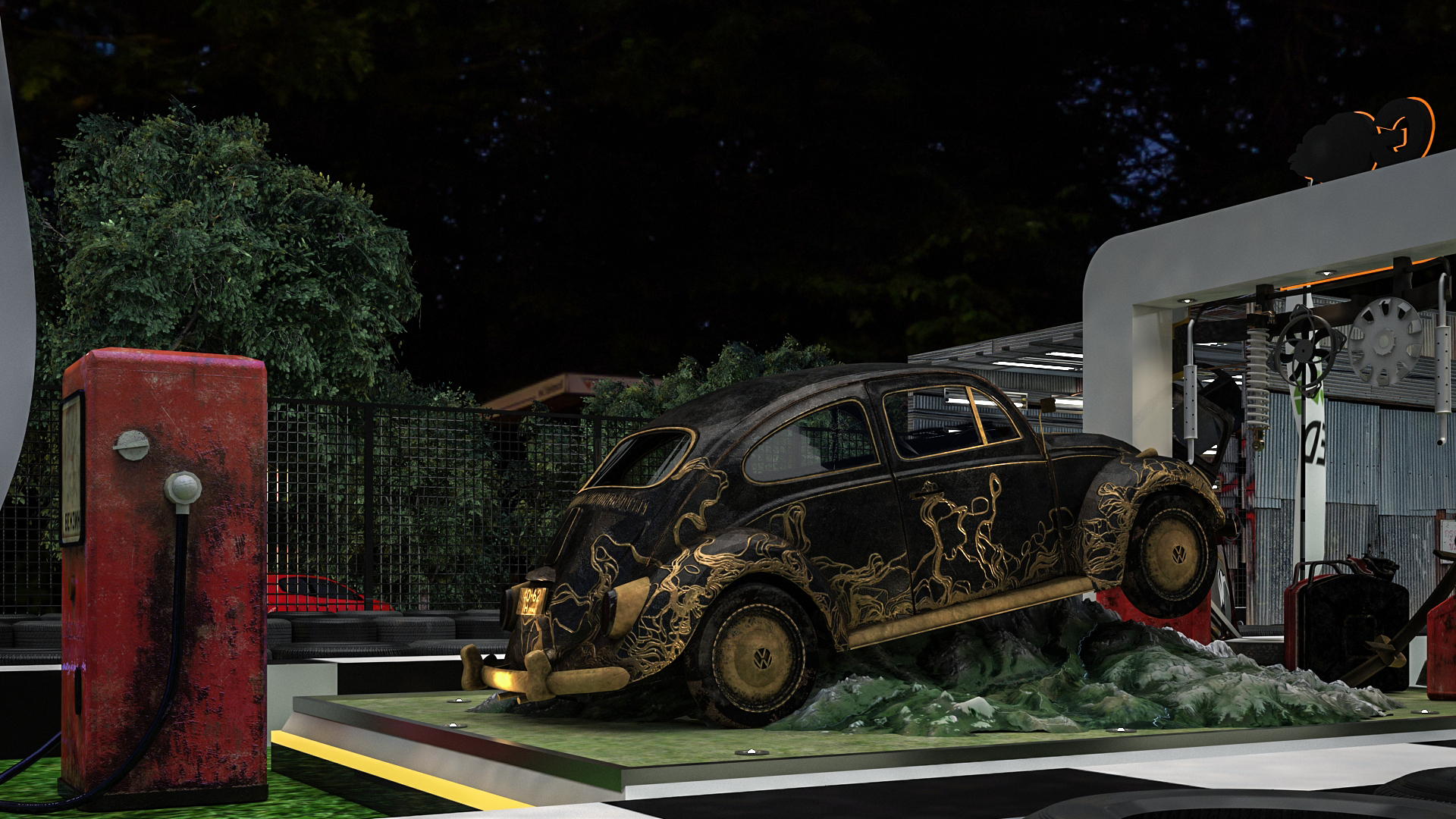 ZED Park - GoKarting Area - Branding-8