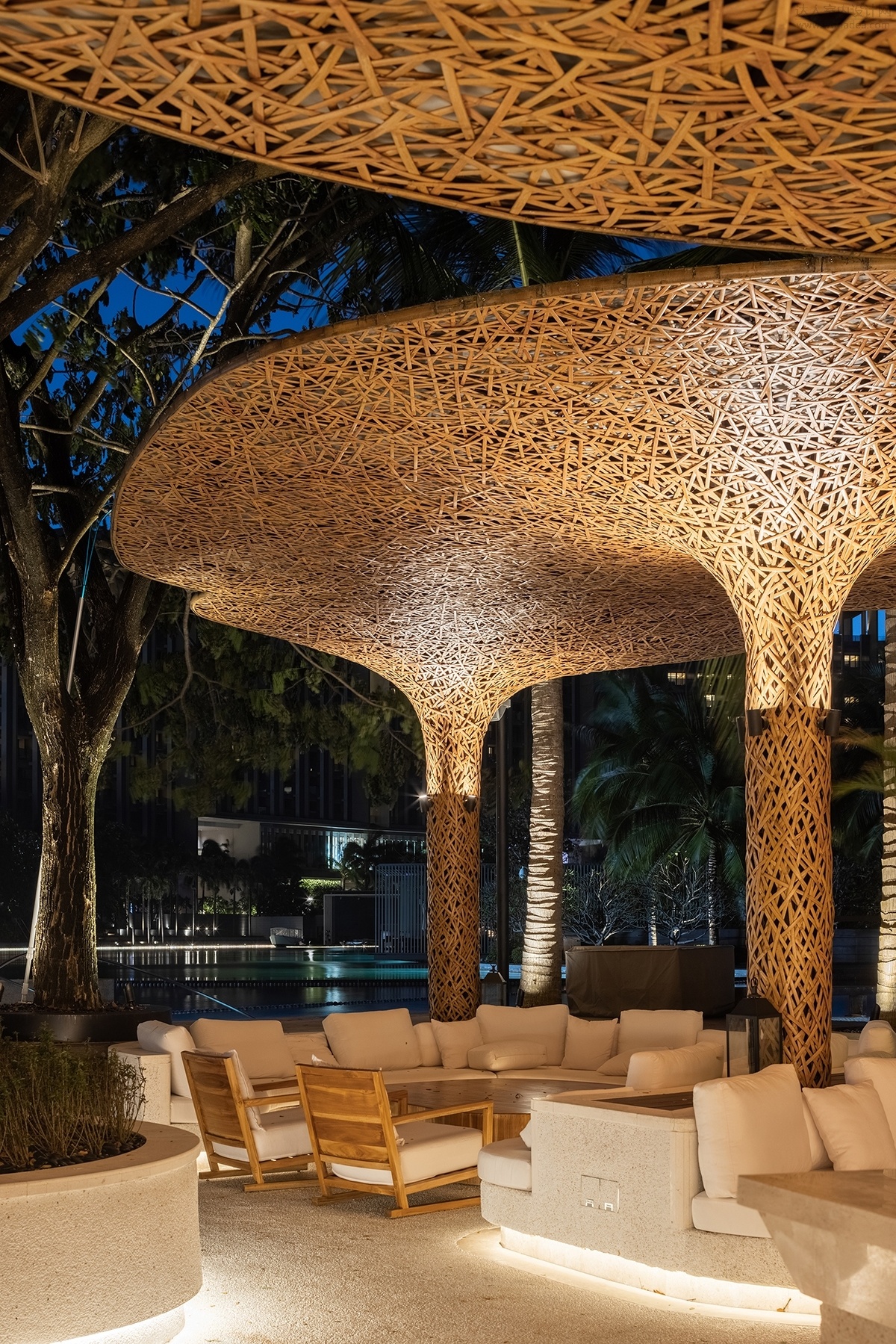 三亚艾迪逊酒店海滩俱乐部丨中国三亚丨万社设计-100