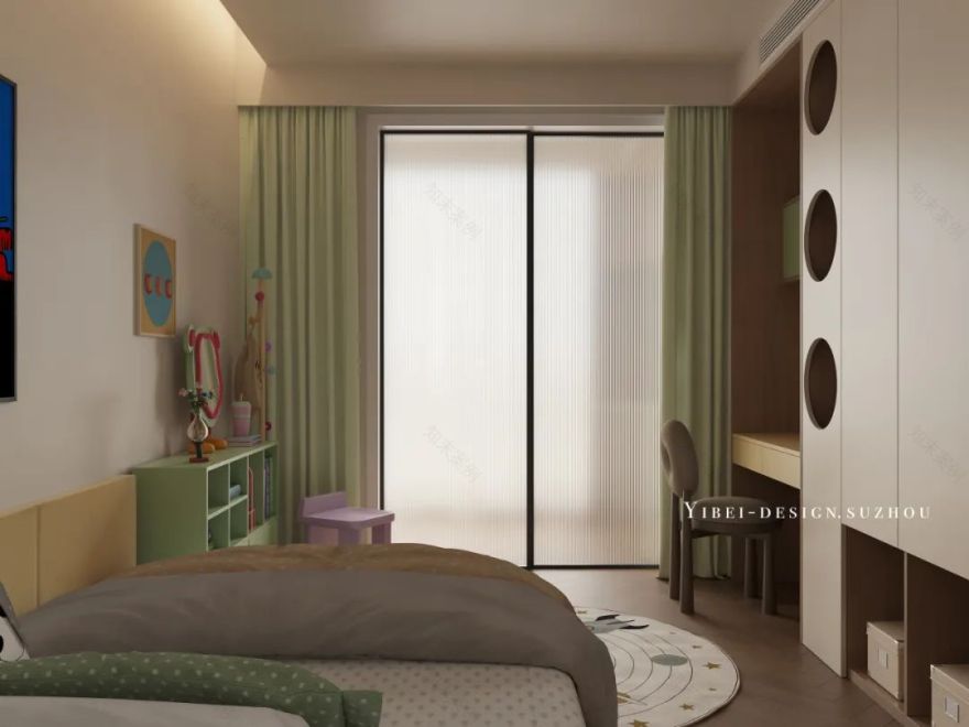 复古和浪漫全都要丨家装设计丨中国苏州丨YIBEI DESIGN-29