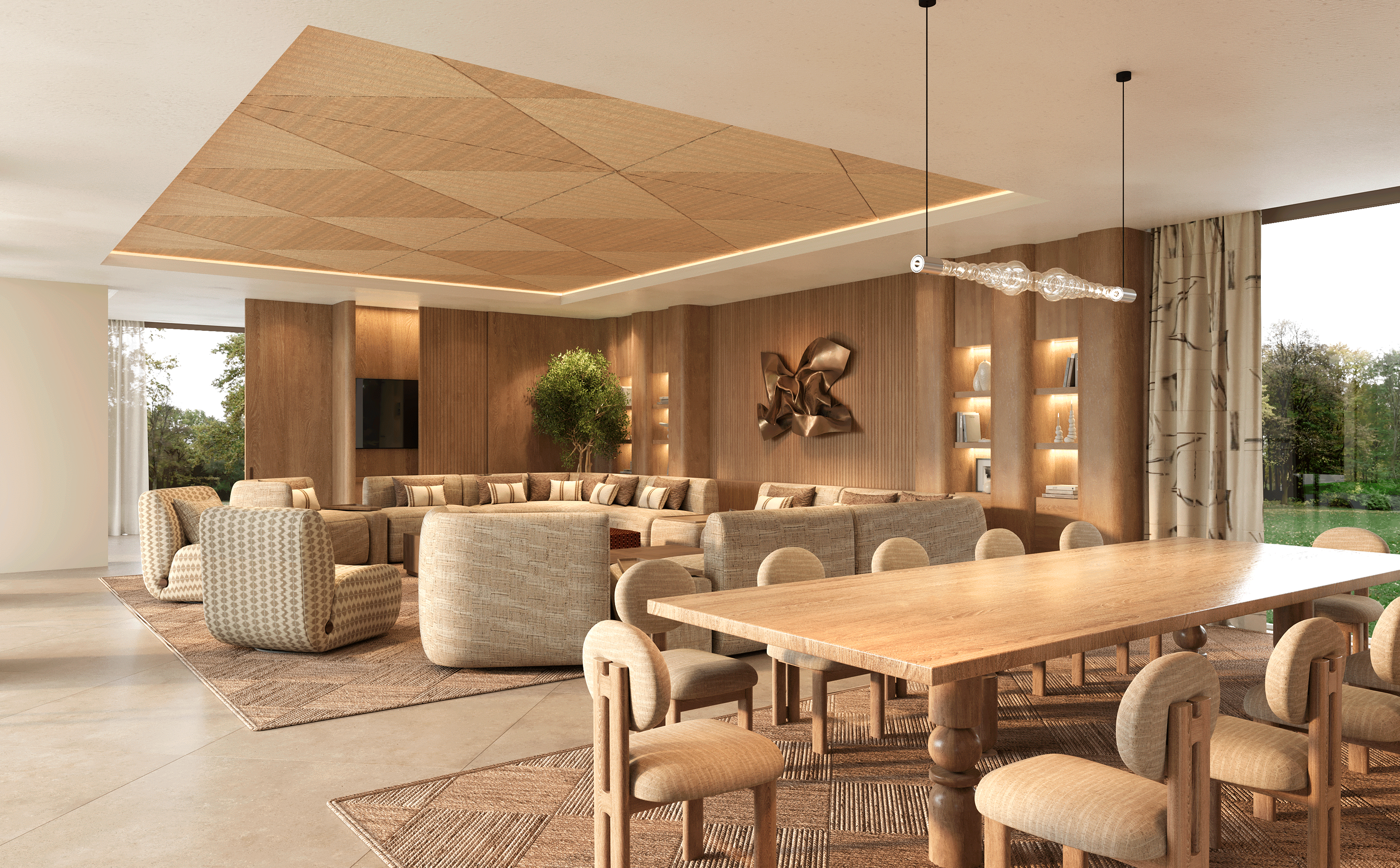 House in Madrid(西班牙马德里别墅项目)丨Alejandra pombo estudio-0