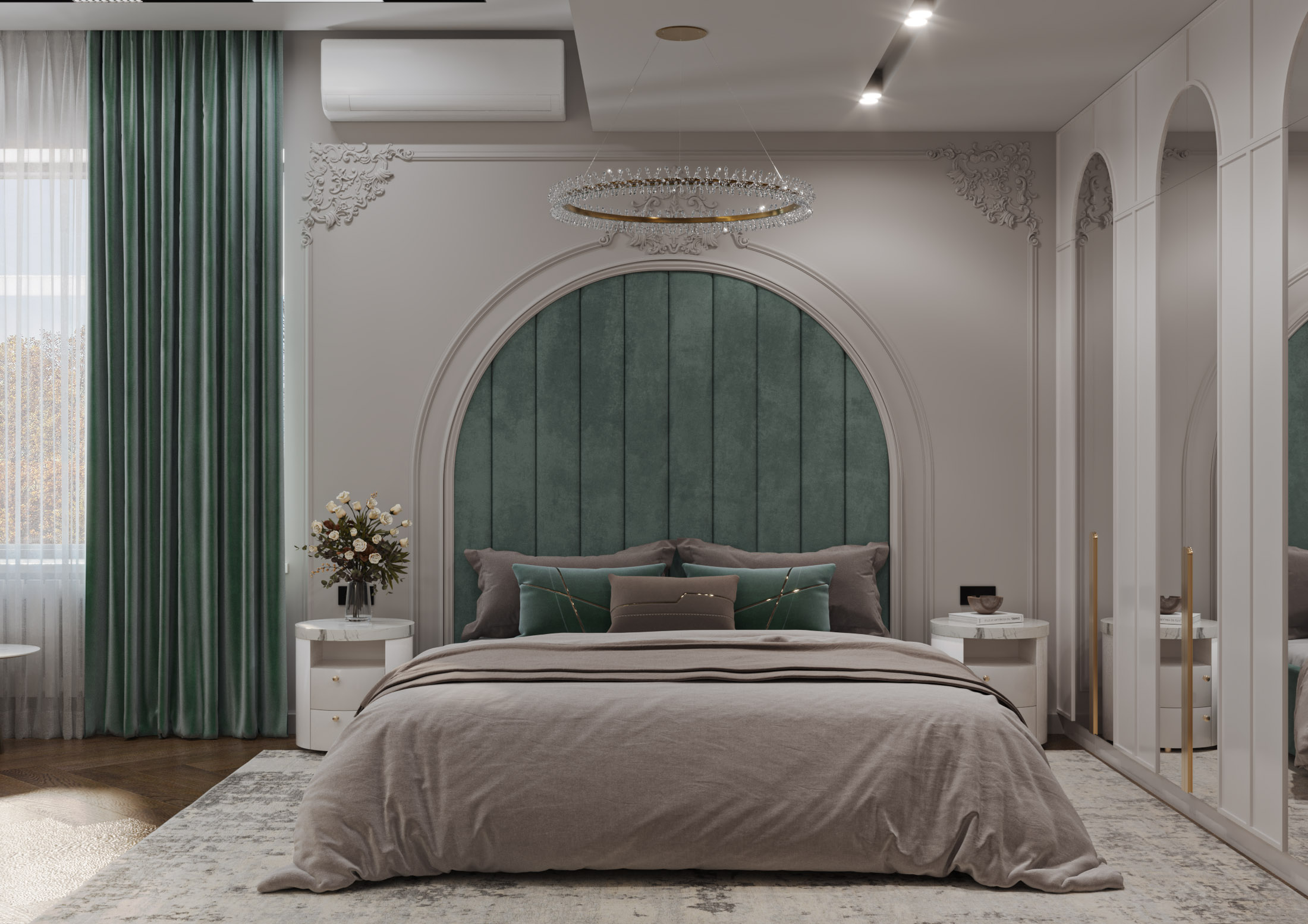 Neoclassic apartment design-38