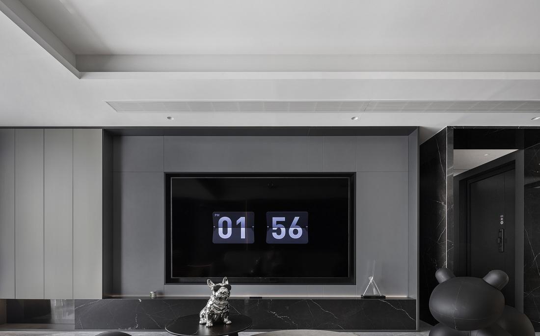 黑白琴键 - 融合硬朗与温柔的现代简约家居设计-3