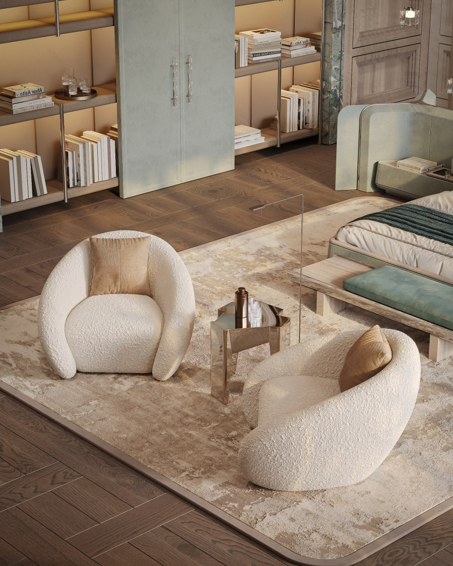 巴黎回声报 主卧室丨法国巴黎-32