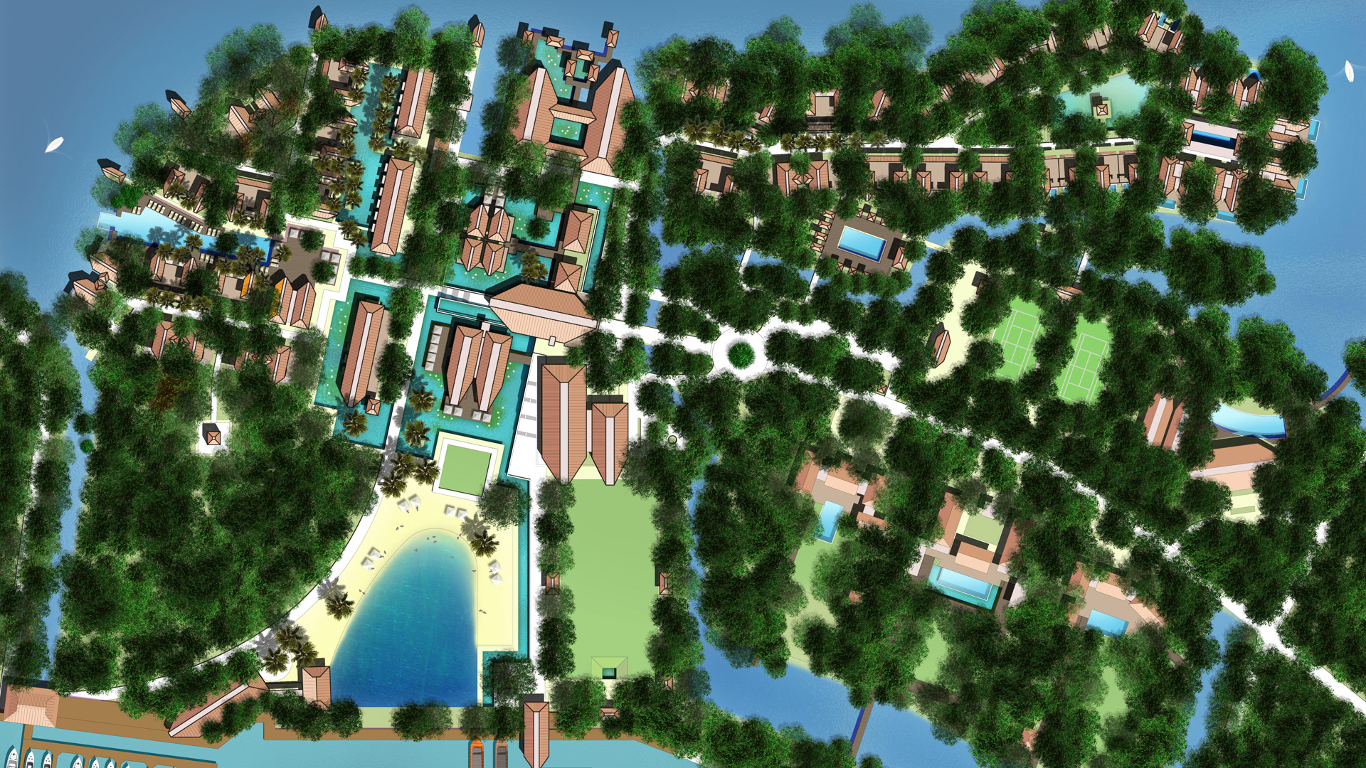 海岛度假村·地图设计丨印度-24