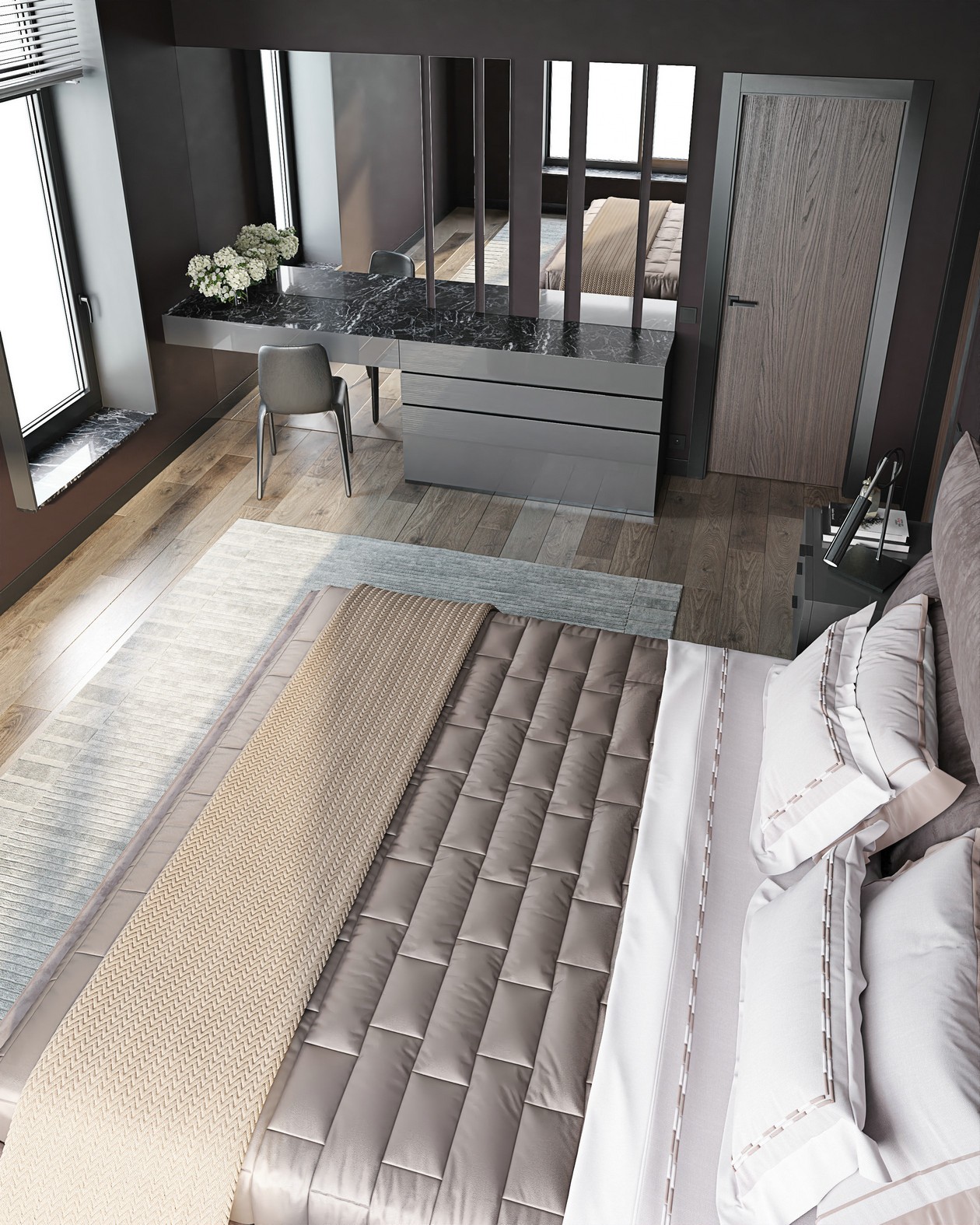 现代质感的魅力 -- 乌克兰基辅公寓设计-15