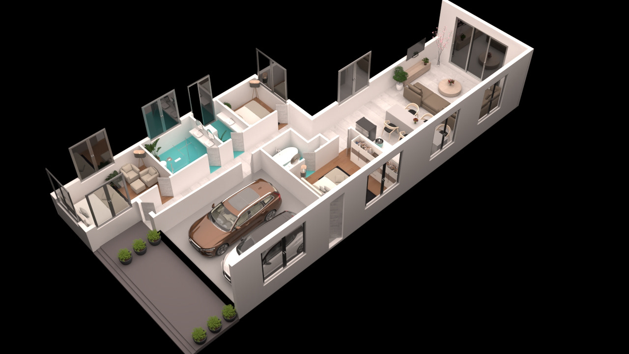 3D Floor plan designs-9