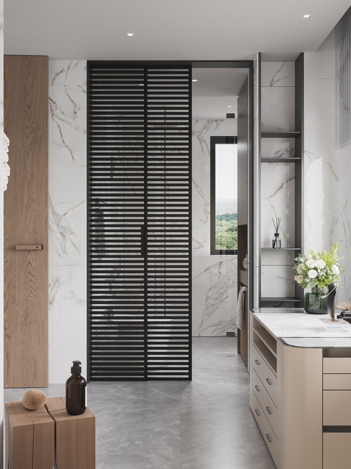 最近渲染，有情调的卧室-2