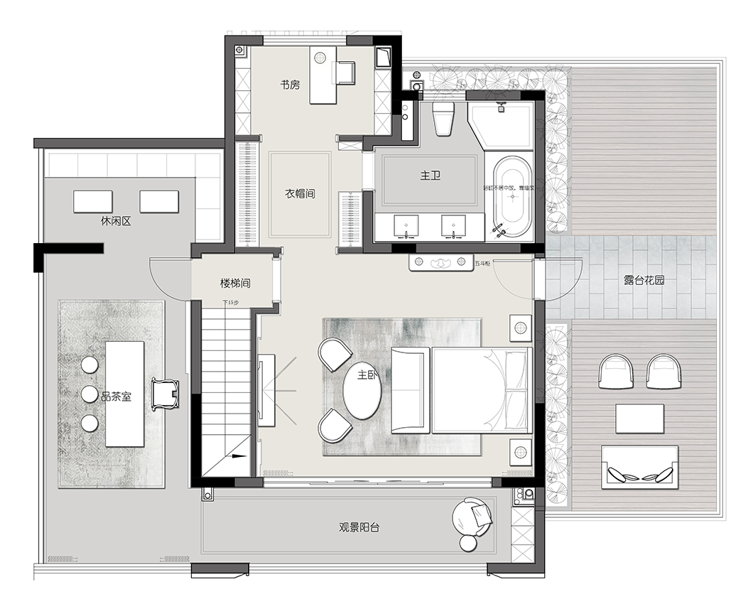 芜湖伟星国宾台跃墅样板房丨中国芜湖丨深圳太合南方建筑室内设计事务所-46