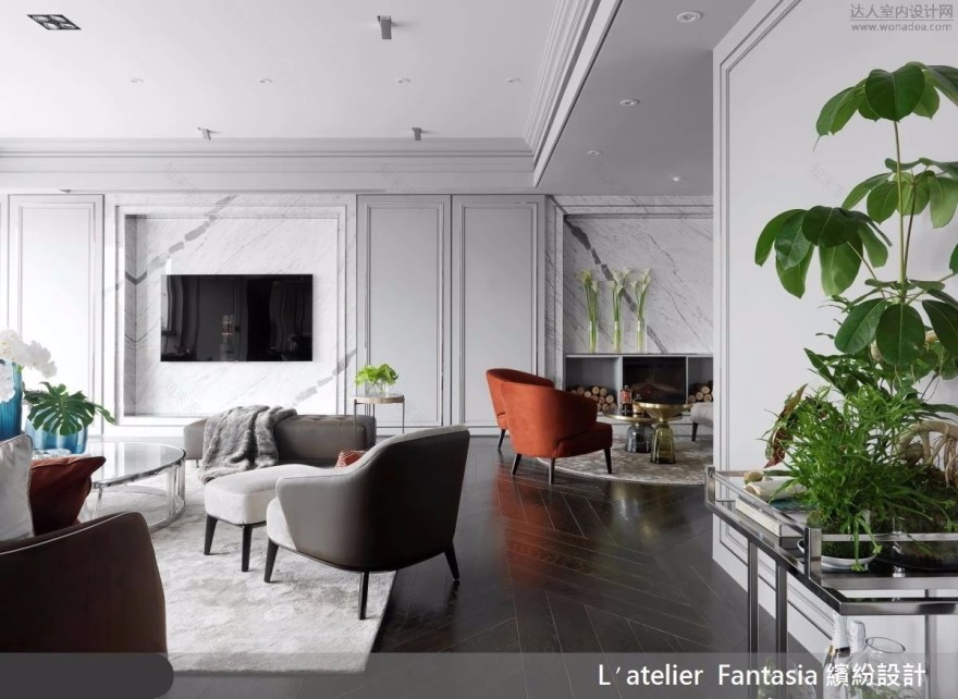 缤纷设计 | 梦幻宅邸+时髦红搭上优雅白-3