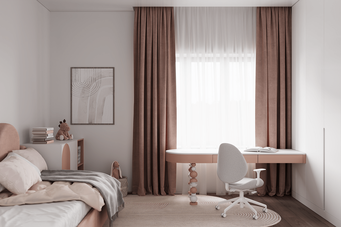 现代简约 多色系空间设计！-11