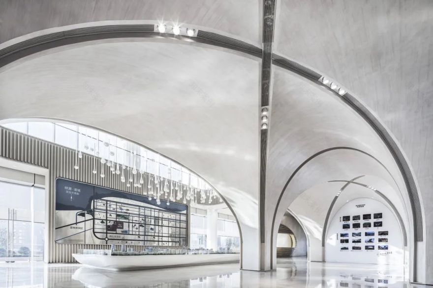 易和室内设计丨杭州湾祥源漫城销售中心室内设计 丨中国浙江-13