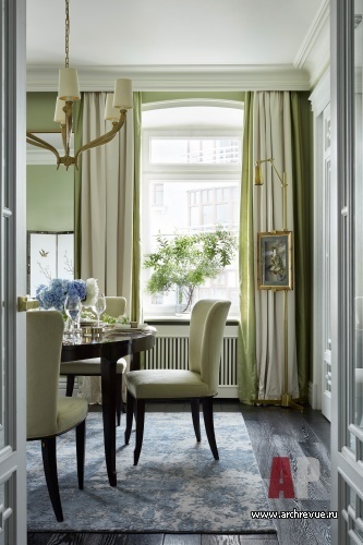 莫斯科 Патриарших прудах带阁楼的两层公寓设计丨俄罗斯莫斯科丨Зольтманн Инна-30