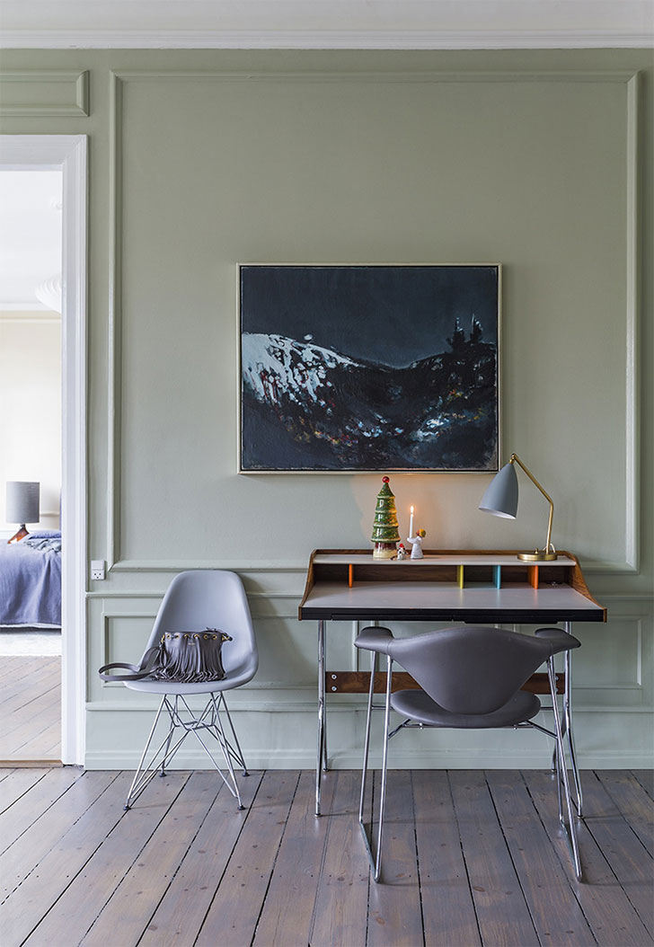 丹麦现代公寓的节日装饰艺术-10