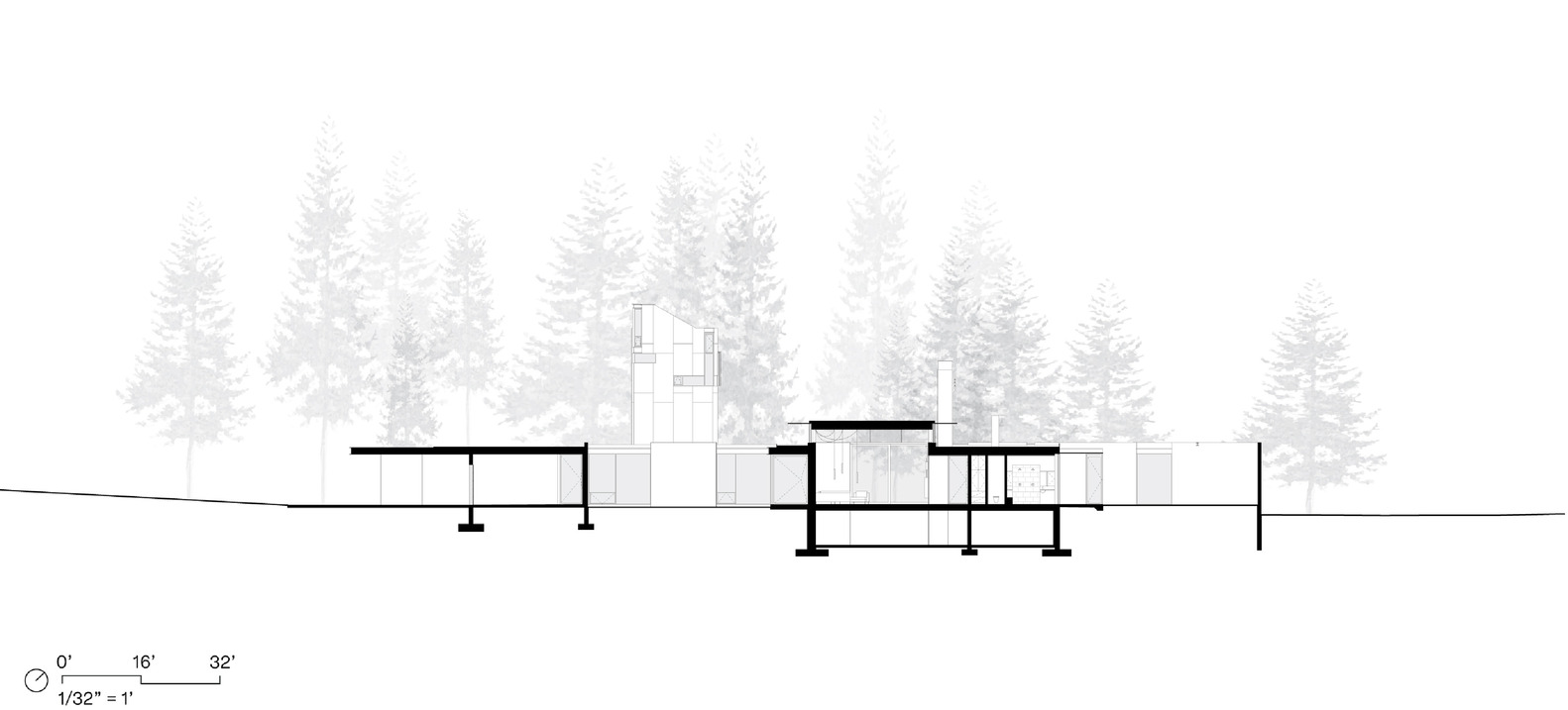 美国 Truckee 沙漠中的现代树屋 · Analog House丨Faulkner Architects,Olson Kundig-31