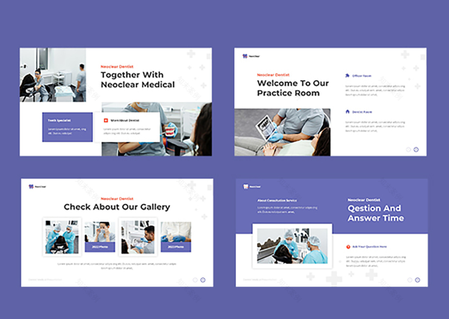 牙医医疗演示模板-6
