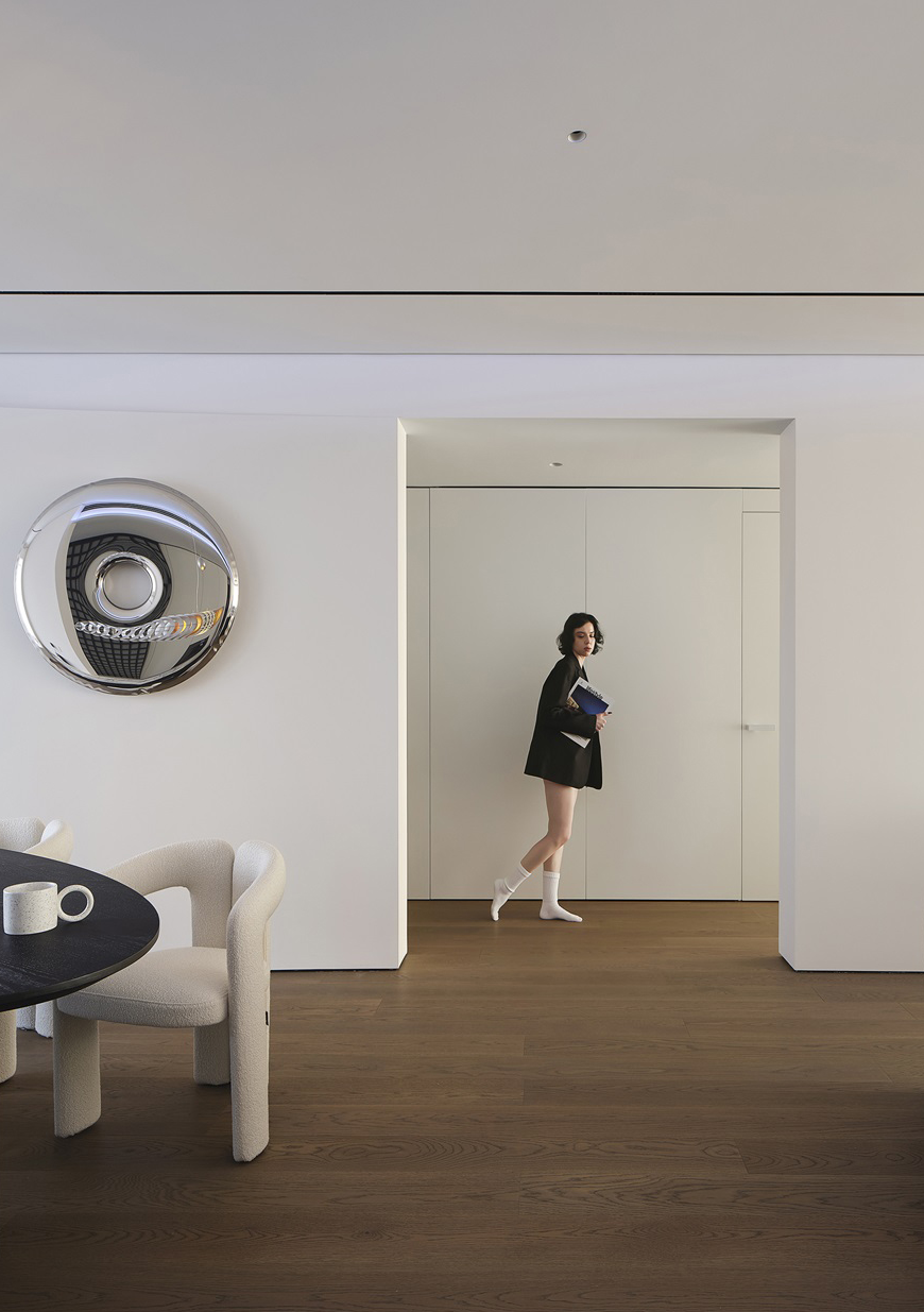 极简纯净的家 邸岸空间设计项目丨中国南京丨邸岸空间建筑设计-42