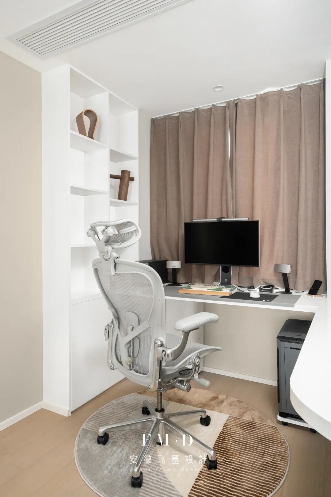 双人书房设计丨飞墨家-58