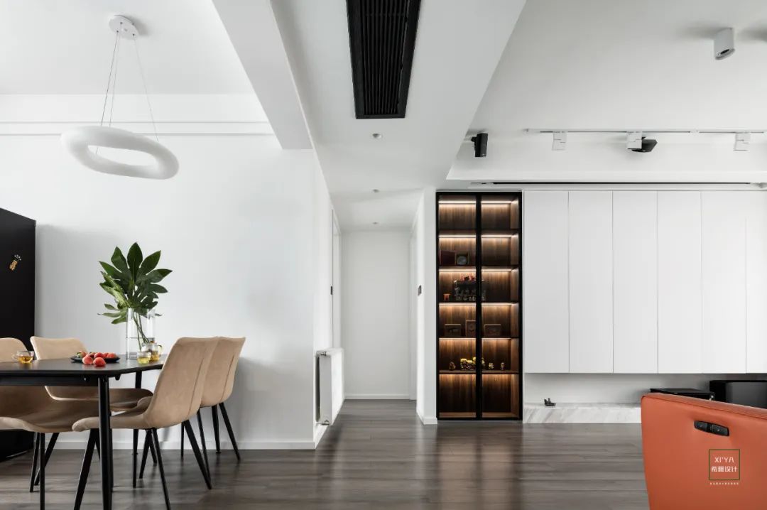 平吉上苑现代简约之家丨希雅室内设计-21