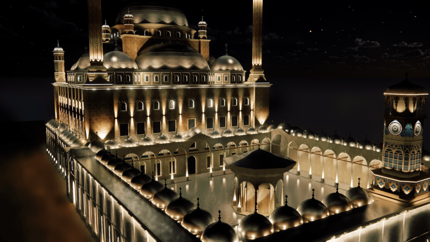 Mohammed Ali 清真寺照明设计-12