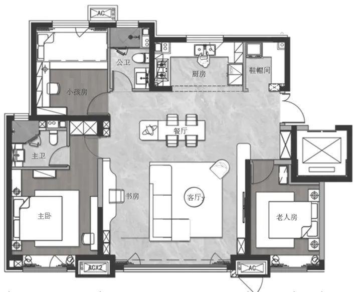 唐山金地御峯·山湖里 130 样板房丨中国河北丨H.A.S 禾悉设计-31