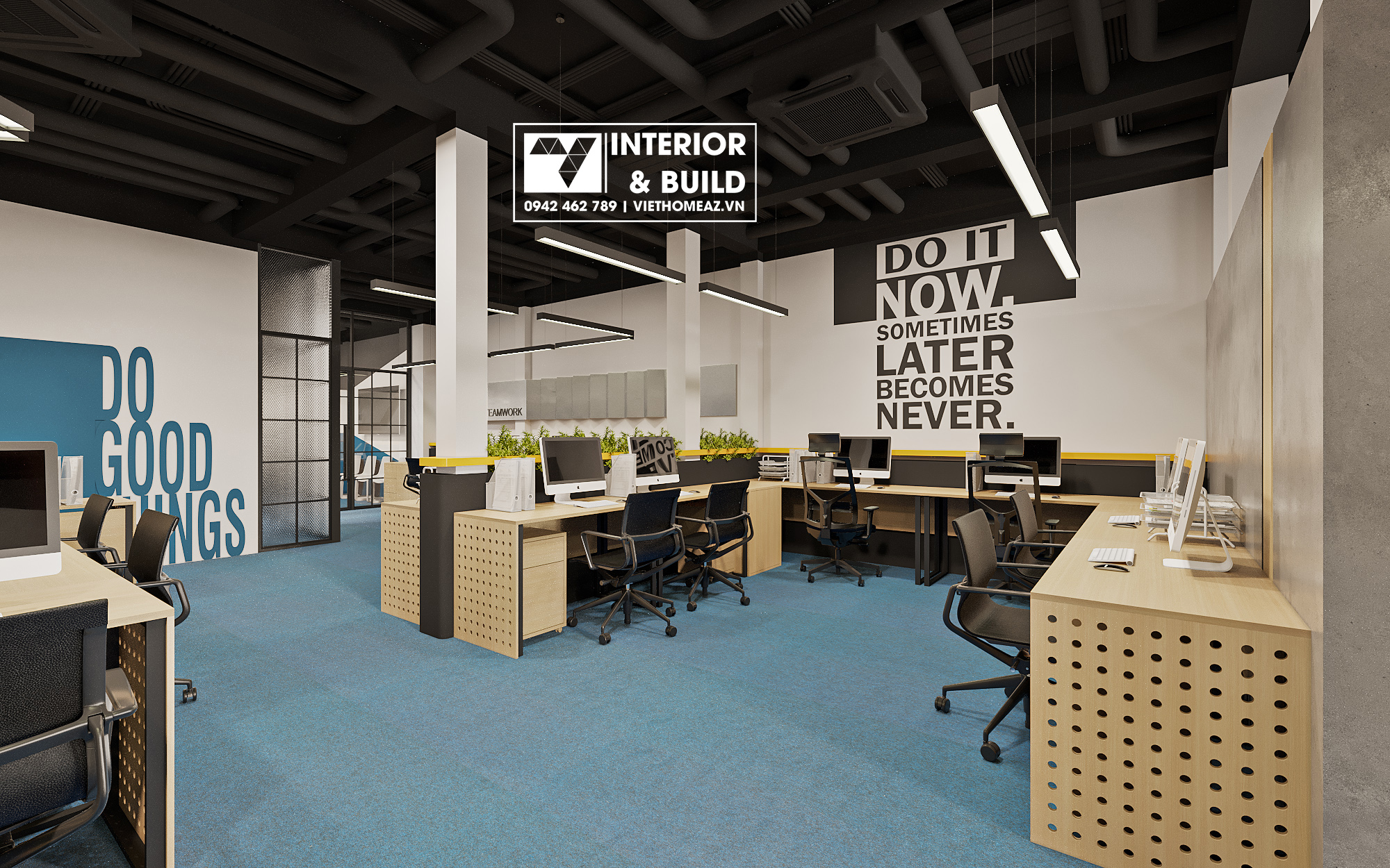 Quận 7 科技公司办公室设计丨越南胡志明市丨VietHome 建筑与室内设计-18