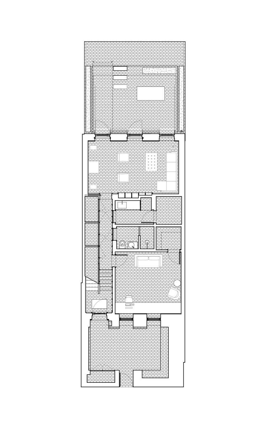 木棍屋,砖头花园丨美国纽约丨Abruzzo Bodziak Architects-19