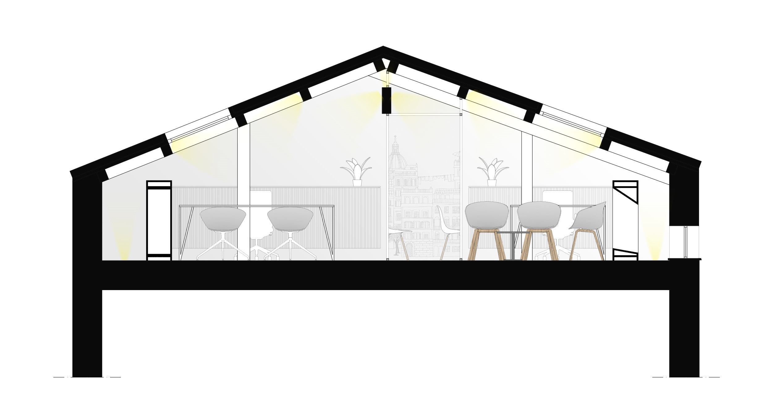萨萨里历史中心阁楼办公室设计丨意大利萨萨里-33