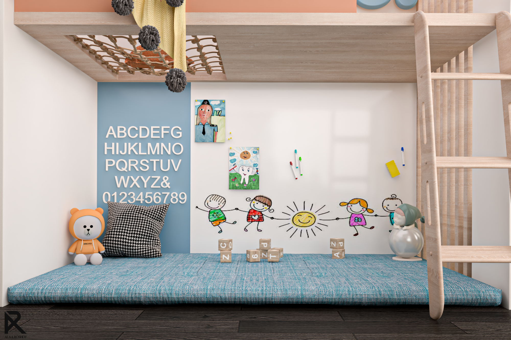 多动症友好型卧室-11