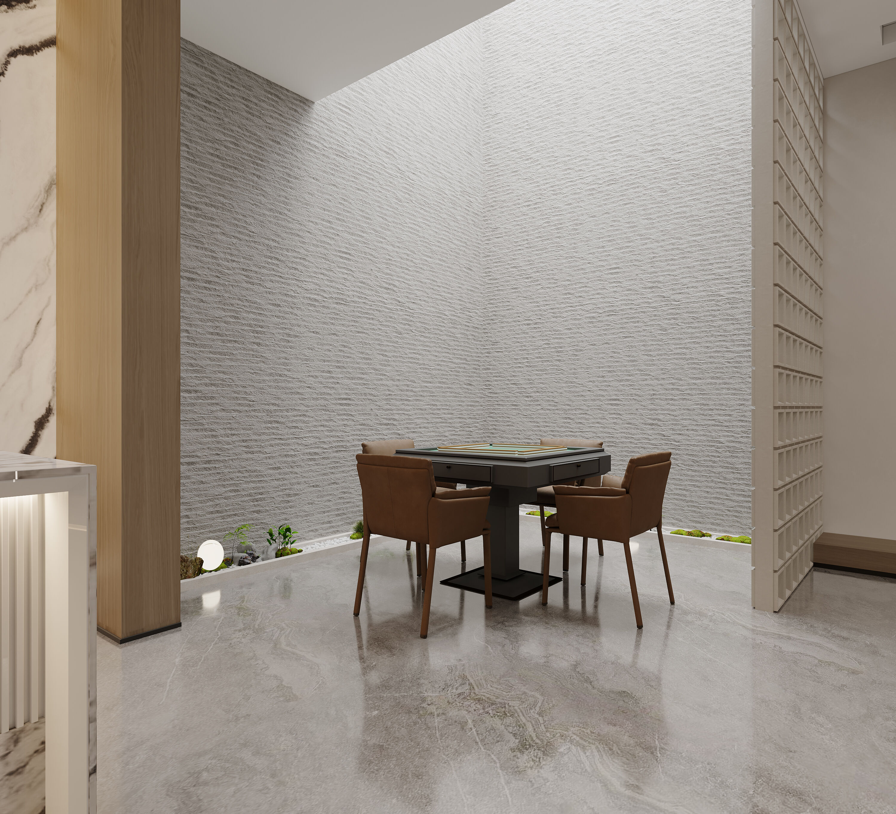 现代风格挑空别墅-1